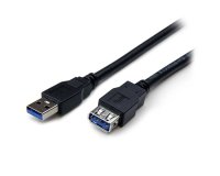 StarTech.com Câble d'extension USB 3.0 (5Gbps) SuperSpeed de 2m - Rallonge USB A vers A - M/F - Noir