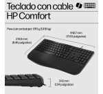 HP Teclado con cable 480 Comfort