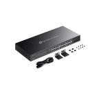 TP-Link Omada SG2428LP commutateur réseau Géré L2/L2+ Gigabit Ethernet (10/100/1000) Connexion Ethernet, supportant l'alimentation via ce port (PoE) Gris