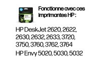 HP 304XL Cartouche couleurs haute cpour imprimante jet d'encre