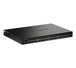NETGEAR GS348TPv2 Géré L2/L3 Gigabit Ethernet (10/100/1000) Connexion Ethernet, supportant l'alimentation via ce port (PoE) 1U Noir