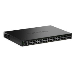 NETGEAR GS348TPv2 Géré L2/L3 Gigabit Ethernet (10/100/1000) Connexion Ethernet, supportant l'alimentation via ce port (PoE) 1U Noir
