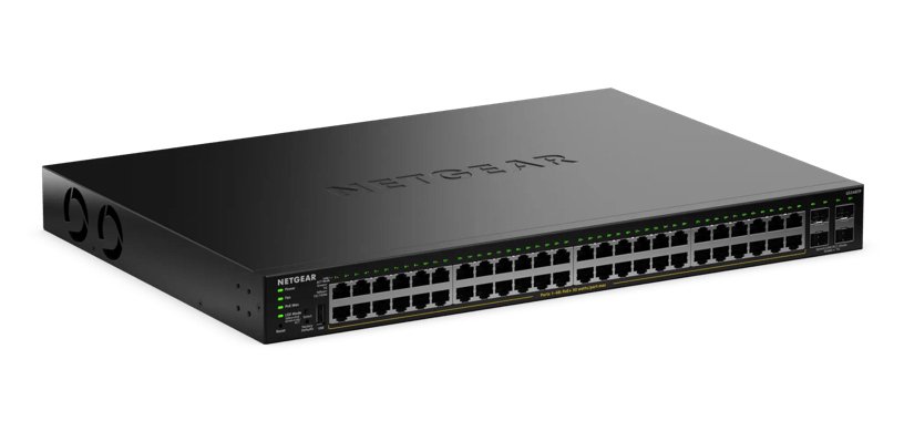 NETGEAR GS348TPv2 Géré L2/L3 Gigabit Ethernet (10/100/1000) Connexion Ethernet, supportant l'alimentation via ce port (PoE) 1U Noir