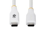 StarTech.com 2m USB-C Charging Cable, Durable and Ultra-Flexible, PD EPR 240W (5A), USB 2.0 Charging Cable for Laptop, USB-IF Certified, Robust USB-C Charging Cable - White