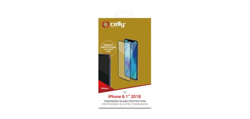 Celly 3D Glass Clear screen protector Apple 1 pc(s)