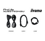 iiyama ProLite XUB2793HSU-B7 Monitor PC 68,6 cm (27") 1920 x 1080 Pixel Full HD LED Nero