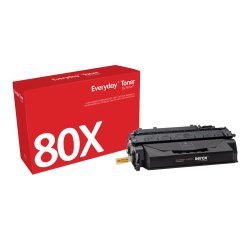 Toner Everyday™ _OEM_NAME_ Noir de Xerox compatible avec HP 80X (CF280X), Grande capacité