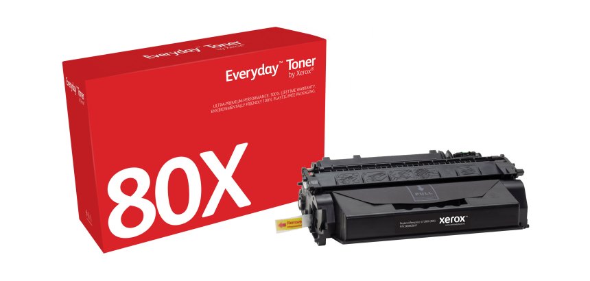 Toner Everyday™ _OEM_NAME_ Noir de Xerox compatible avec HP 80X (CF280X), Grande capacité