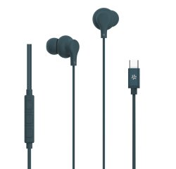 Celly UP1600TYPECBL cuffia e auricolare Cablato In-ear Musica e Chiamate USB tipo-C Blu
