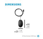 HP Souris Wired Desktop 320M