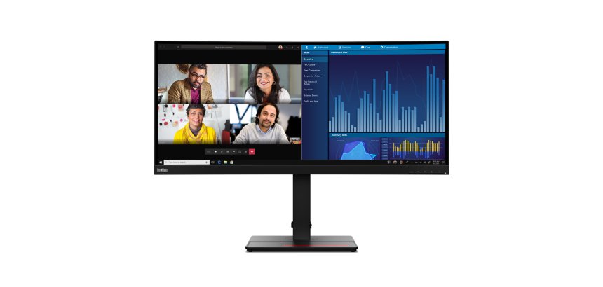 Lenovo ThinkVision P34w-20 pantalla para PC 86,7 cm (34.1") 3440 x 1440 Pixeles Wide Quad HD LED Negro