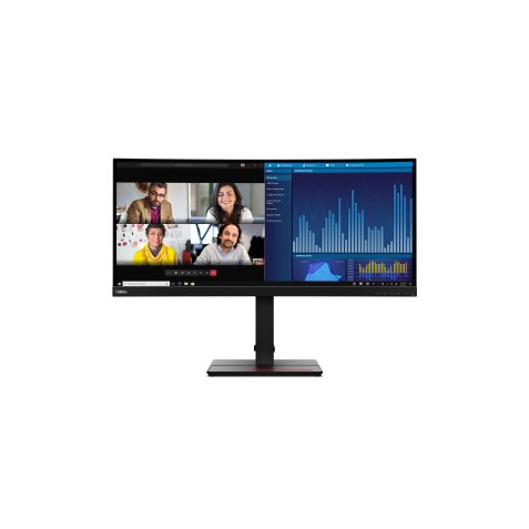 Lenovo ThinkVision P34w-20 LED display 86,7 cm (34.1") 3440 x 1440 Pixeles Wide Quad HD Negro