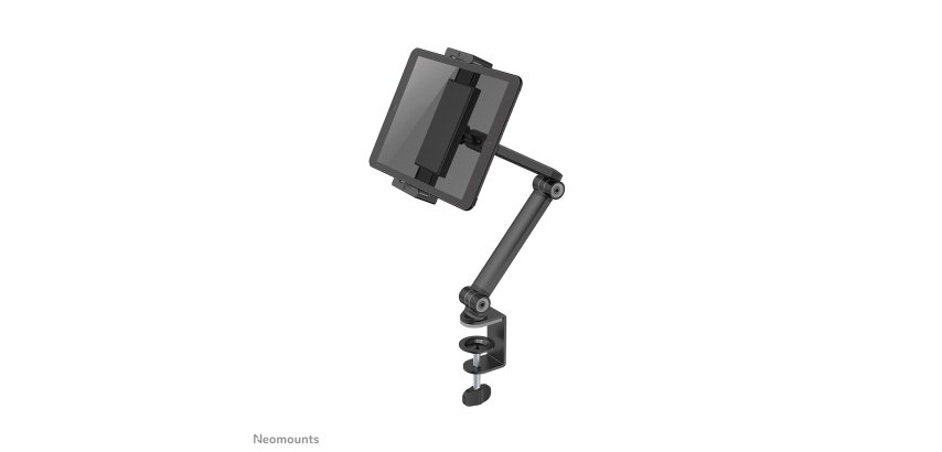 Neomounts DS15-545BL1 Soporte para tablet con abrazadera para escritorio 4.7-12.9" - universal - movimiento completo