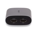 Lindy 38368 convertidor de audio Negro, Plata