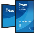 iiyama T4329AS-B1AG écran plat de PC 108 cm (42.5") 3840 x 2160 pixels 4K Ultra HD LED Écran tactile Noir
