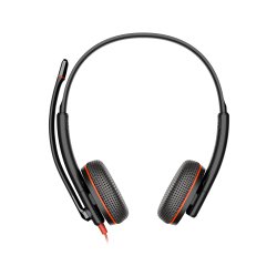 HP Poly Blackwire 3225 stereo USB-C-headset + 3,5 mm stekker + USB-C/A-adapter (bulk)