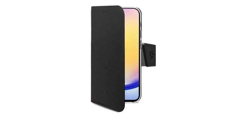 Celly WALLY custodia per cellulare 17 cm (6.7") Custodia a borsellino Nero