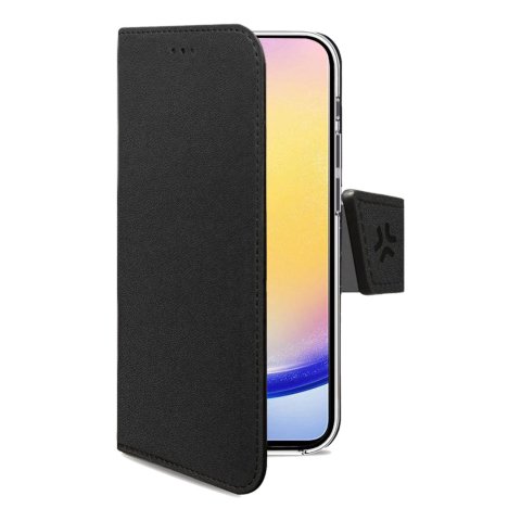 Celly WALLY funda para teléfono móvil 17 cm (6.7") Funda cartera Negro