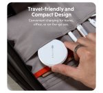 Targus HJ3310WHGL mobile device charger Headphones, Smartphone, Smartwatch White USB Wireless charging Fast charging Indoor