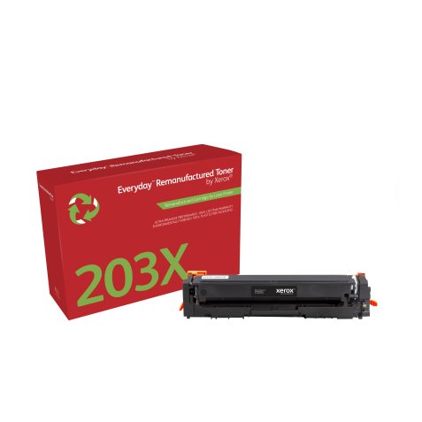 Everyday Toner remanufacturé Noir ™ de Xerox compatible avec HP 203X (CF540X), Grande capacité