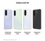 Samsung Galaxy A36 5G, Smartphone con Funzioni intelligenti, Display Super AMOLED 6.7”, 6GB RAM, 128GB, Camera 50MP, Batteria 5.000 mAh, IP67, Awesome Lavender