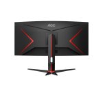 AOC G2 CU34G2XP écran plat de PC 86,4 cm (34") 3440 x 1440 pixels UltraWide Quad HD LED Noir, Rouge