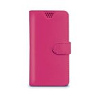 Celly Wally Unica mobile phone case 15.2 cm (6") Wallet case Fuchsia