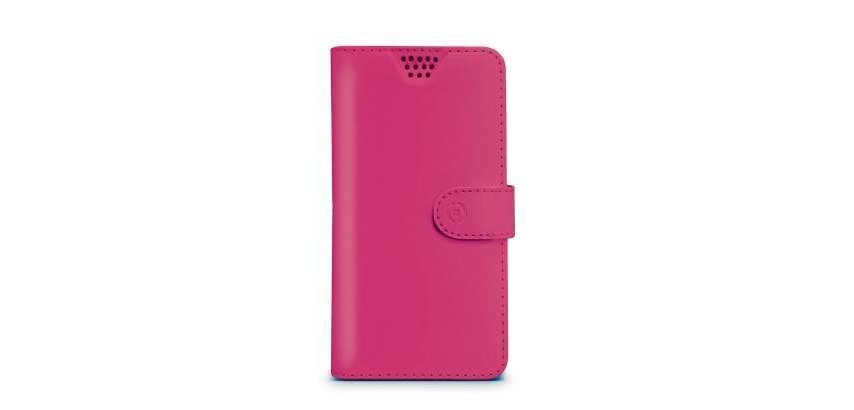 Celly Wally Unica mobile phone case 15.2 cm (6") Wallet case Fuchsia