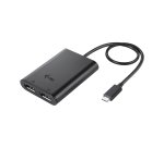 i-tec USB-C Dual 4K/60Hz (single 8K/30Hz) DP Video Adapter