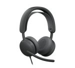Logitech 981-001618 kabelgebundenes Headset Bügel Anrufe/Musik USB Typ-C / USB Typ-A Graphit