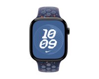 Apple Nike Sport Band Bande Bleu Aluminium, Fluoroélastomère