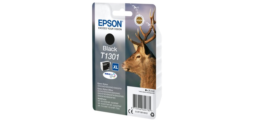 Epson Stag Encre noire DURABrite Ultra Cerf T1301