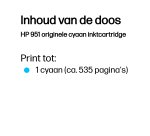 HP 951 originele cyaan inktcartridge