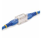 StarTech.com Coupleur RJ45 Blindé, Coupleur en Ligne Cat6a, Coupleur RJ45 Femelle vers Femelle (F/F) Brochage T568B, Extension de Câble Ethernet Blindé