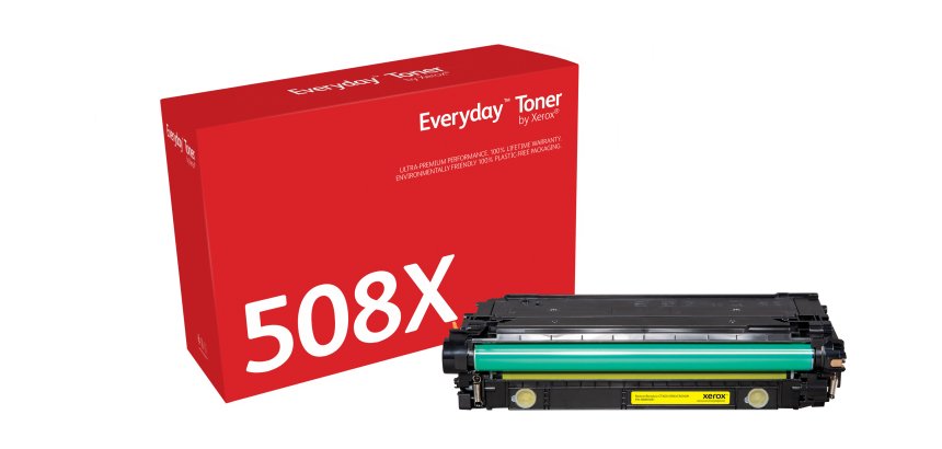 Toner Everyday™ Jaune de Xerox compatible avec HP 508X (CF362X), Grande capacité