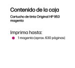 HP Cartucho de tinta Original 953 magenta