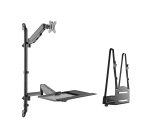 Equip Estación de trabajo mural con un solo monitor de 17"-32