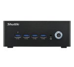 Shuttle Nano PC NT10H5, Intel Core Ultra 5 125H, Intel Arc graphics, 2xHDMI, 2xUSB 4.0 (DP), 2x2.5Gbit LAN, VESA, 24/7
