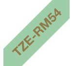 Brother TZE-RM54 label-making tape Gold on mint colour