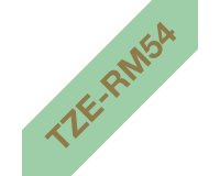 Brother TZE-RM54 label-making tape Gold on mint colour