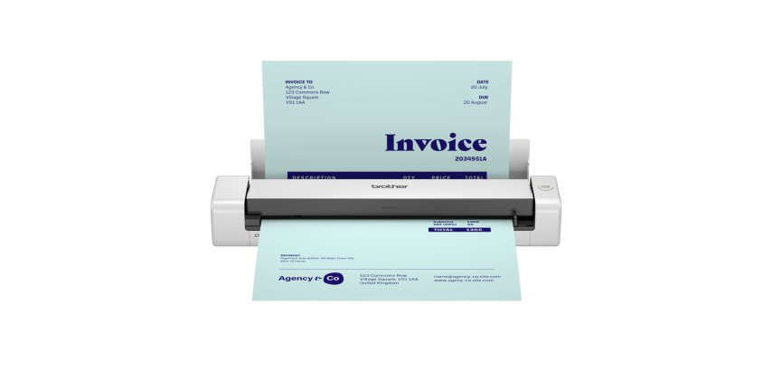 Brother DS-740DE Alimentation feuille à feuille de scanner 600 x 600 DPI A4 Noir, Blanc