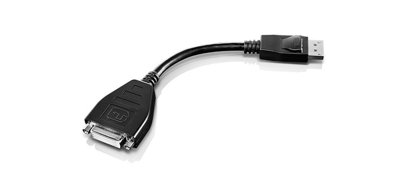 Adaptador de cable de vídeo Lenovo 45J7915  0,2 m DVI-D DisplayPort