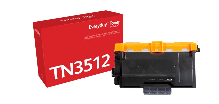 Toner Noir Everyday™ de Xerox compatible avec Brother TN3512, Très haute capacité