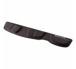 Repose-poignets fellowes health-v pour claviers ergonomique microban mousse à mémoire de forme coloris noir