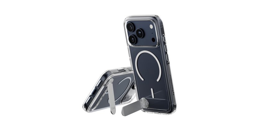 PanzerGlass CARE™ by ® Kickstand Case Transparent w. MagSafe iPhone 17 Pro protective case for mobile phones Cover