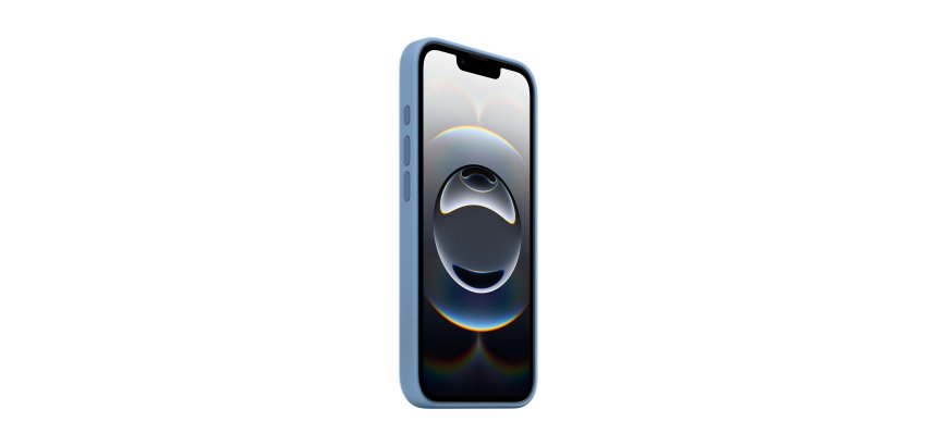 Apple Coque en silicone pour iPhone 16e – Bleu d’hiver
