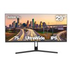 Pantalla monitor para PC 29” Nilox FHD, IPS UltraWide, 4ms, 75 Hz, HDMI