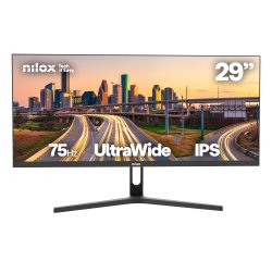 Pantalla monitor para PC 29” Nilox FHD, IPS UltraWide, 4ms, 75 Hz, HDMI