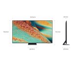 Samsung Neo QLED AI TV 55" QE55QN85FAUXZT 4K Mini LED, Processore NQ4 AI Gen2, 4K AI Upscaling, Neo Quantum HDR+, Dolby Atmos & OTS Lite, Simple Chamfer Design, Vision AI Smart TV, 2025