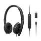 Lenovo 4XD1M39029 écouteur/casque Avec fil Arceau USB Type-C Noir